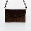 Clutch Suede Mocha von ann kurz, als Crossbody