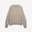 Mohair-Mix Strickpullover Honey Melange von ARMEDANGELS, Loose Fit, überschnittene Schulter, Langarm, flauschiger Mohair-TENCEL-Strick in warmem Cremeton