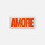 Patch AMORE von NAVUCKO, Aufbügel-Patch mit AMORE-Motiv, ca. 79 x 37 mm