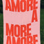 Baumwoll-Decke AMORE von NAVUCKO in Rosa und Rot, 140 x 200 cm, 100% Baumwolle OEKO-TEX zertifiziert