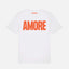Unisex T-Shirt AMORE von NAVUCKO in Weiß, Vorderansicht