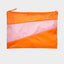 Susan Bijl Pouch Large Orange Pink Panther Light Pink Bag