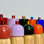 MÆGEN Tableware Collection – Salz- und Pfeffermühlen in Orange & Blau, Flieder & Rot und Marineblau & Rot