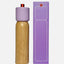 MÆGEN Salz- und Pfeffermühle Flieder & Rot, große Version, 21,5 cm, Kautschukholz