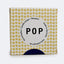 Kerzenhalter POP Deep Blue – Detailaufnahme Oberfläche, farbig gepulverter Stahl, Made in Germany