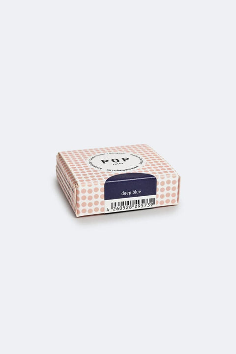 Kerzenhalter POP mini Deep Blue von not the girl who misses much – Aufsicht, pulverbeschichteter Stahl