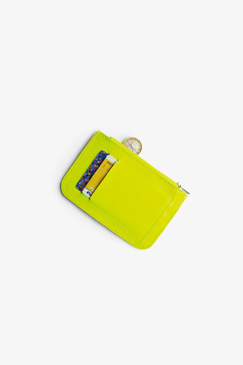 Stilvolle Damen Geldbörse aus Leder - Neonfarben - PUC Easy Wallet
