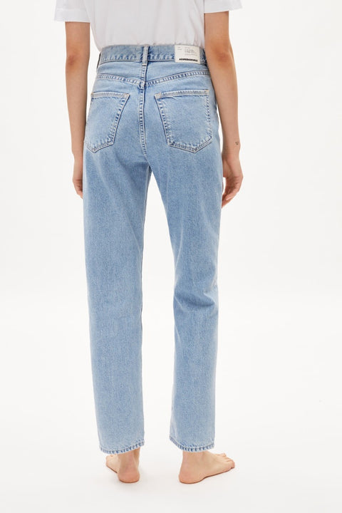 Straight-Fit Denim Jeans - Rückansicht
