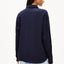 Langarmbluse für Damen in Tinted Navy mit Hemdkragen