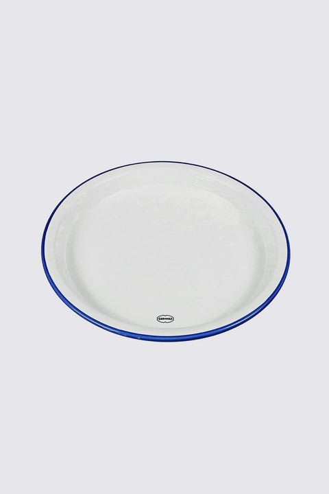 Cabanaz Medium Plate - Vintage-Stil Teller in Weiß