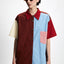 Rita Row NASA Patch Shirt - Oversized Fit, Colorblock-Design