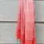 Fouta Portofino Rouge Fouta du Sud – Detailansicht Flachgewebe in Rot und Cremeweiß, handgewebt in Tunesien