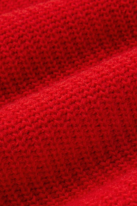 Red Hera Knitted Sweater - Ein Allrounder für jeden Anlass - lässig im Alltag oder schick zu besonderen Anlässen