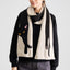 DEDICATED Rossberga Schal mit Katze und Jacquard-Strick