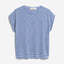 ARMEDANGELS ONELIAA LOVELY STRIPES T-Shirt - Weiß/blau gestreift