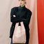 The New Shopping Bag Mono Tone Medium Susan Bijl Hellrosa – Detailansicht Bluesign® Ripstop-Nylon, faltbar, PFAS-frei