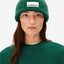 Grüne Mütze aus Mohair-Woll-Mix von ARMEDANGELS