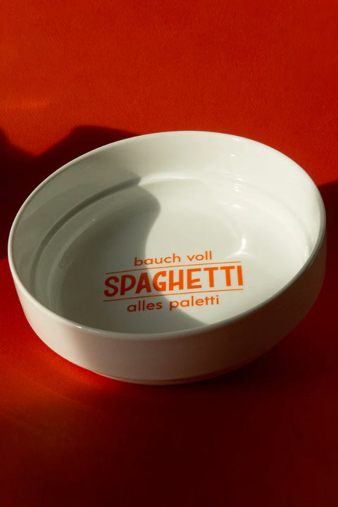 Weiße Spaghetti-Schale – Perfekte Portion, perfektes Design"