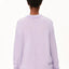 Strickpullover ARMEDANGELS Moonlit Lilac – Detailansicht flauschige Mohair-Strickstruktur in zartem Lila, RWS & RMS zertifiziert