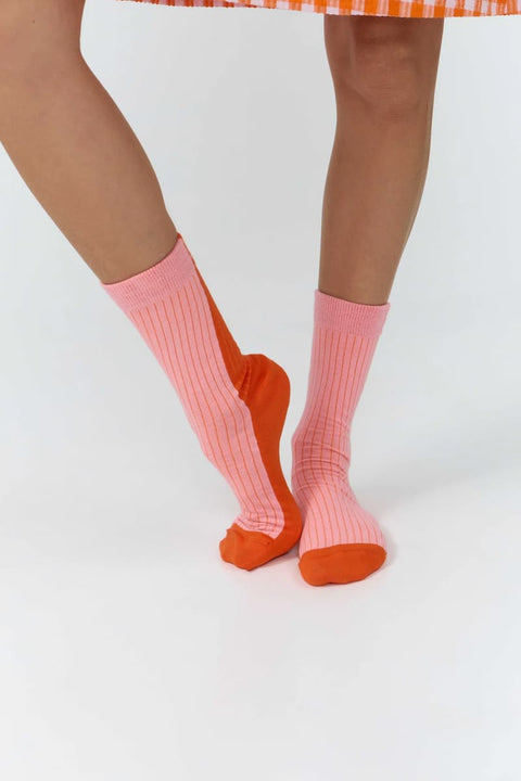 Maro Socks Red Suite13Lab, 78 % Bio-Baumwolle, hergestellt in Spanien
