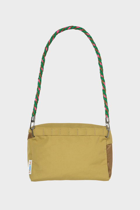 Bum Bag Medium in Moss & Camel