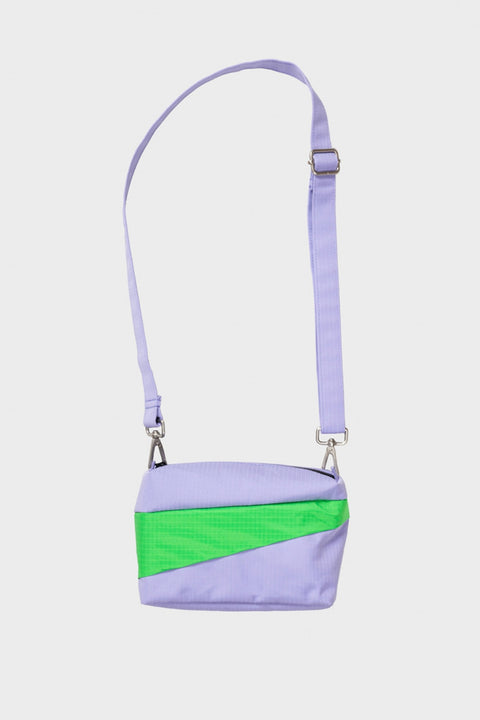 Nachhaltige Bum Bag in Flieder und Neongrün