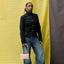The New Pouch Mono Tone Small Susan Bijl, als Mini-Crossbody mit The New Strap getragen, recyceltes Nylon