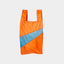 Susan Bijl Small Shopping Bag Orange Ocean Foldable Bag