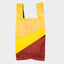 The New Shopping Bag Multi TV Yellow Medium Susan Bijl, befüllt, 10 Liter, > 20 kg Tragkraft, PFAS-freies recyceltes Nylon