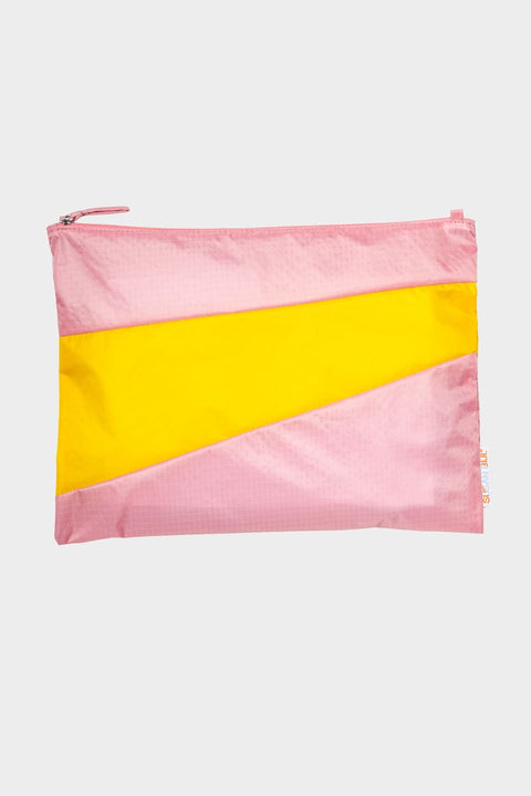 Susan Bijl Pouch Large Pink Panther Sunflower hellrosa gelb