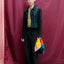The New Shopping Bag Multi Tone Small Susan Bijl, zusammengefaltet, ultrakompaktes Format, beide Seiten sichtbar