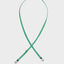 The New Strap Holly Green Slim Susan Bijl – Detailansicht Edelstahlhaken und Nylon in Holly Green Blaugrün