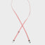 The New Strap Pink Panther Slim Susan Bijl – Detailansicht Edelstahlhaken und Nylon-Oberfläche in Pink Panther Rosa