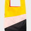 The New Shopping Bag Multi Tone Large von Susan Bijl, Vorderseite, diagonale Farbflächen