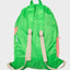 Faltbarer Rucksack von Susan Bijl in Neongrün und Lachs