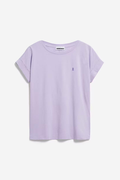 Nachhaltiges IDAARA Basic T-Shirt in lavendel hell - ARMEDANGELS