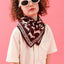 Foulard Bébé Enfant Teckel Prune von Maison Augustin