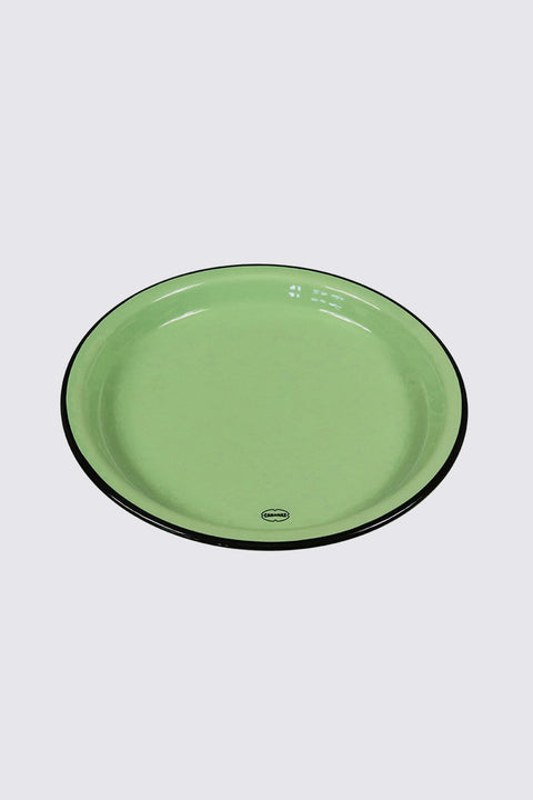 Grüner Cabanaz Medium Plate - Keramikteller mit nostalgischem Charme