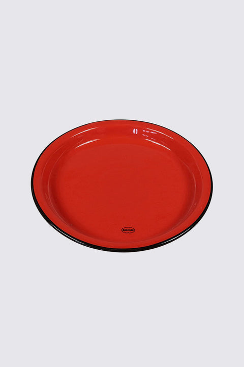 Cabanaz Medium Plate - Retro-Vintage-Stil Teller in Rot