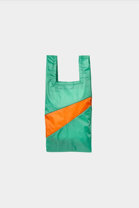 Susan Bijl Small Shopping Bag Holly Green Orange Shopper