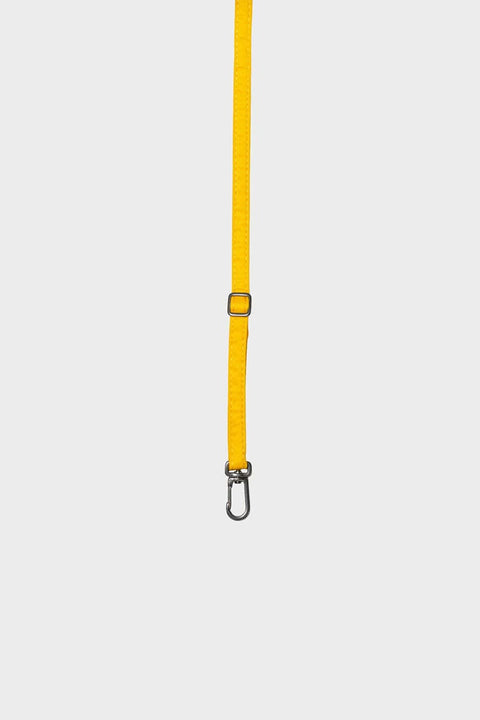 The New Strap Sunflower Slim von Susan Bijl in Sonnengelb, verstellbares Ripstop-Nylon-Trägerband mit Edelstahlhaken