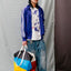 The New Trash Bag Multi Oxyde Large Susan Bijl, auf Schulter getragen, 60 Liter Fassungsvermögen, casually oversized