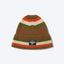 Thinking Mu Amor Beanie – Detailaufnahme Rippenstrick und Markenetikette
