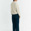 Cremeweißer Sweater aus 100% Wolle mit Konfetti-Details