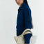 Strickpullover Indigo Tanit mit weitem Kragen