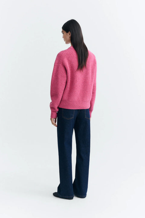 Carmen Knitted Sweater, Pink