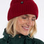 Danewarm Thoughts Merino Beanie Danefae in Dunkelrot, klassischer Winterton, 100% Merinowolle