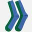 Stylische grün-blaue Socken aus Wolle von Suite13Lab