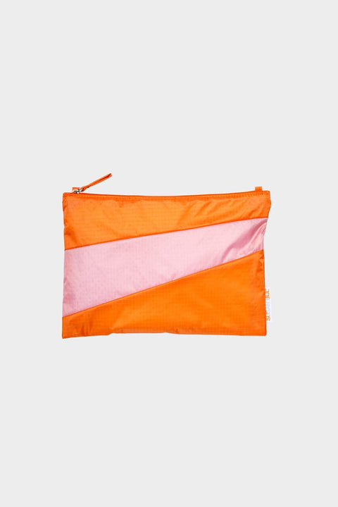 Susan Bijl Medium Pouch Orange Pink Panther Crossbody