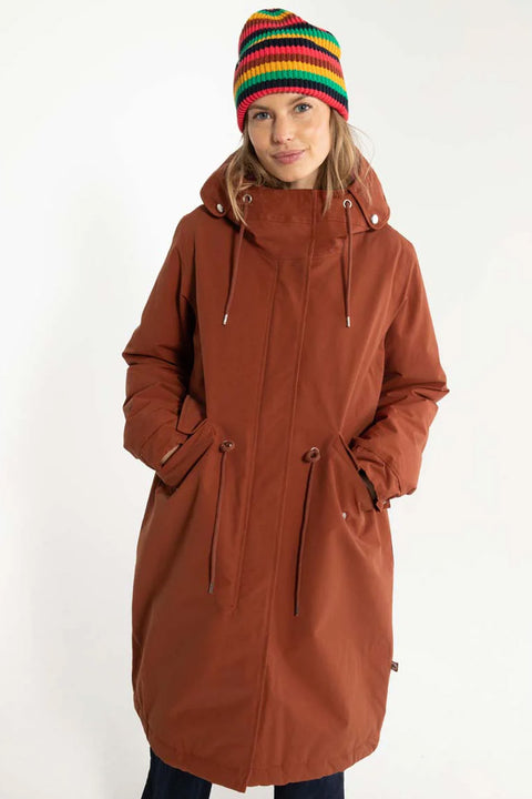 Kuscheliger Fleece-innen Parka mit Kapuze